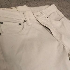 Decent condition White Levi 511